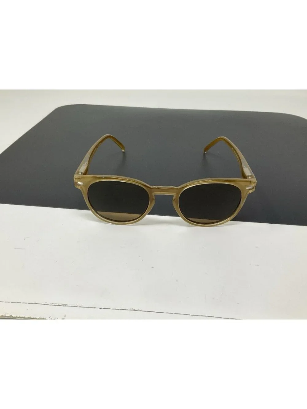 Peepers Boho Amber Round +0.00 Polarized Sunglasses Blue Light Filter